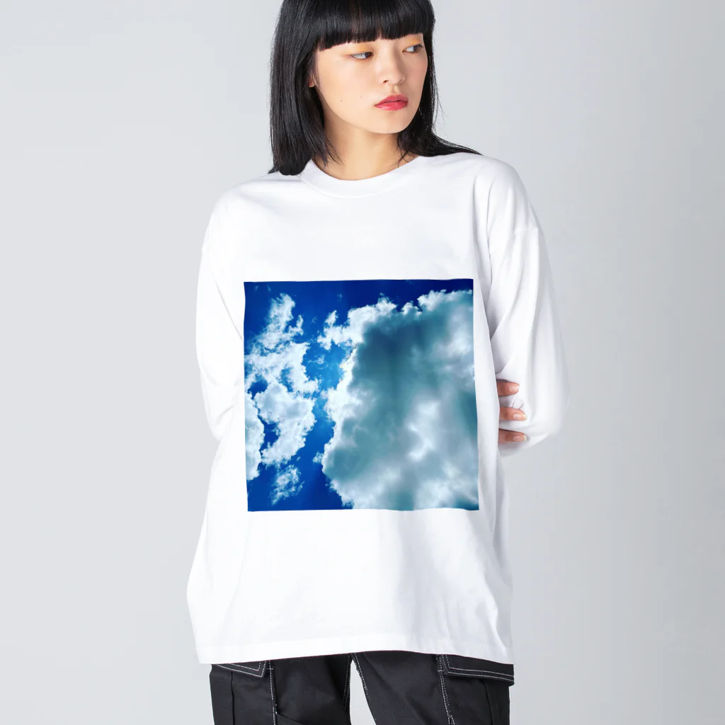 SPECTRUM RECORDSのmy-local area blue sky Big Long Sleeve T-Shirt