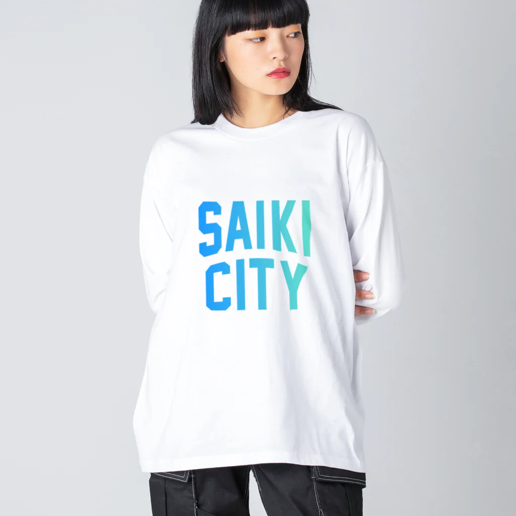 JIMOTOE Wear Local Japanの佐伯市 SAIKI CITY Big Long Sleeve T-Shirt