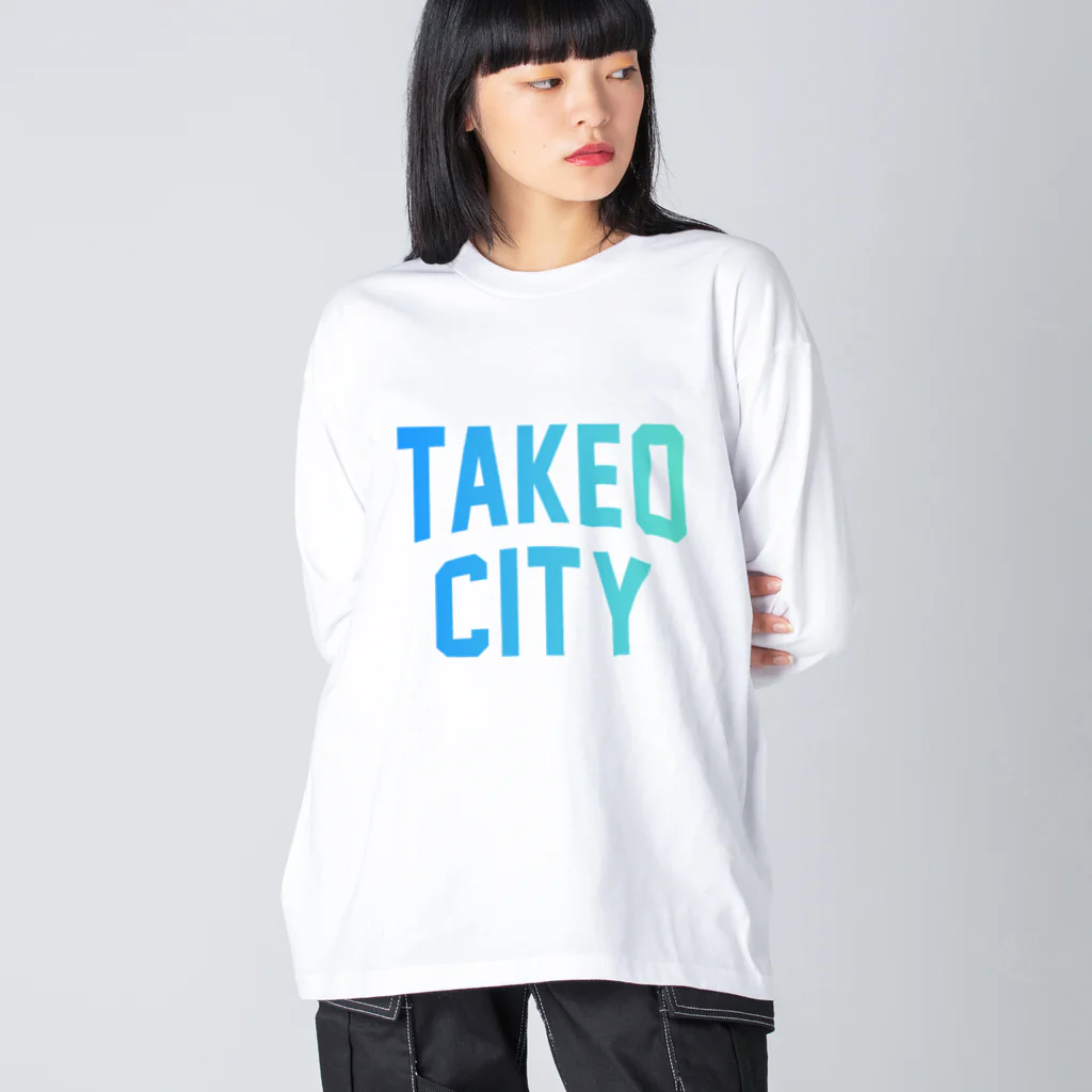 JIMOTOE Wear Local Japanの武雄市 TAKEO CITY Big Long Sleeve T-Shirt