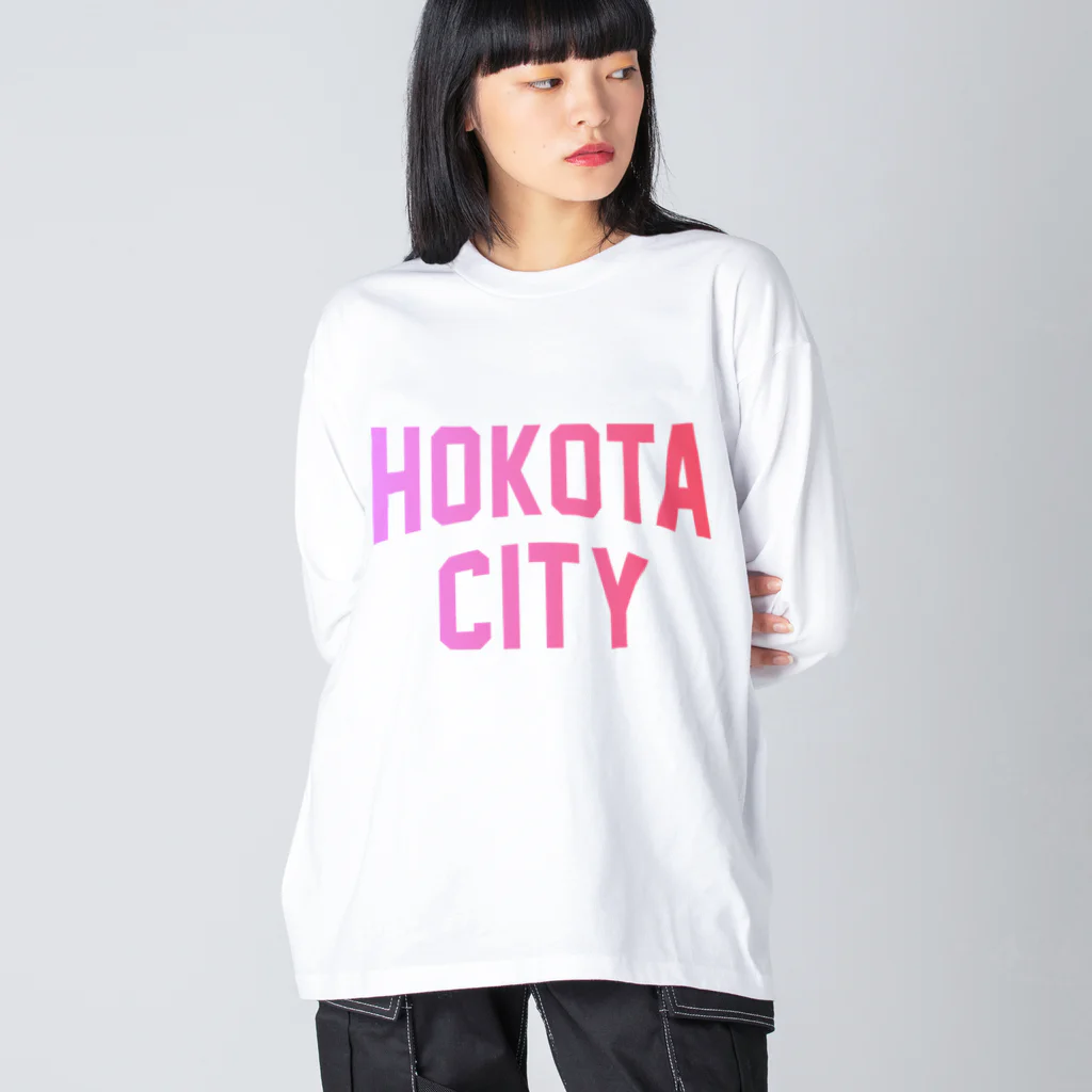 JIMOTOE Wear Local Japanの鉾田市 HOKOTA CITY Big Long Sleeve T-Shirt