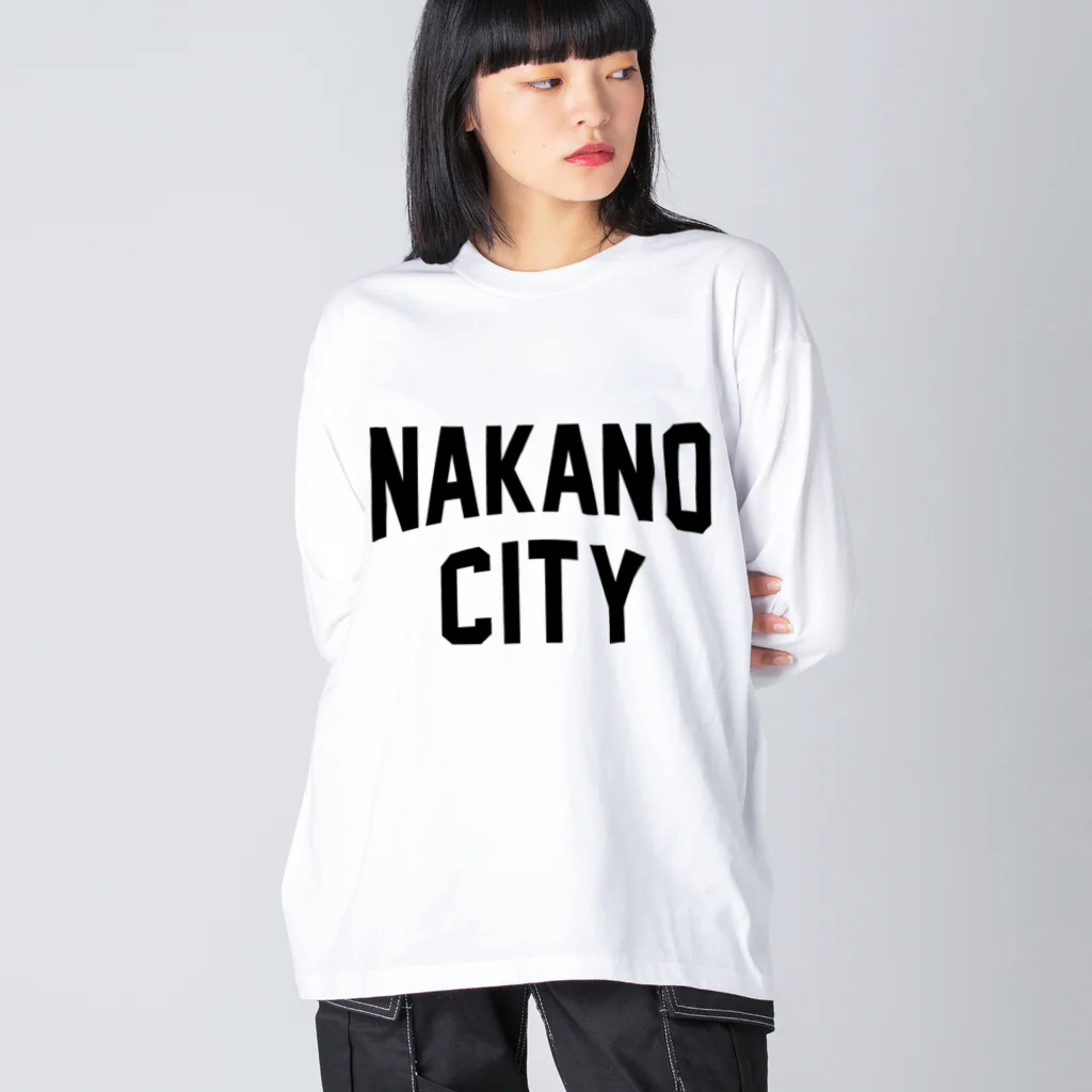 JIMOTOE Wear Local Japanの中野市 NAKANO CITY Big Long Sleeve T-Shirt