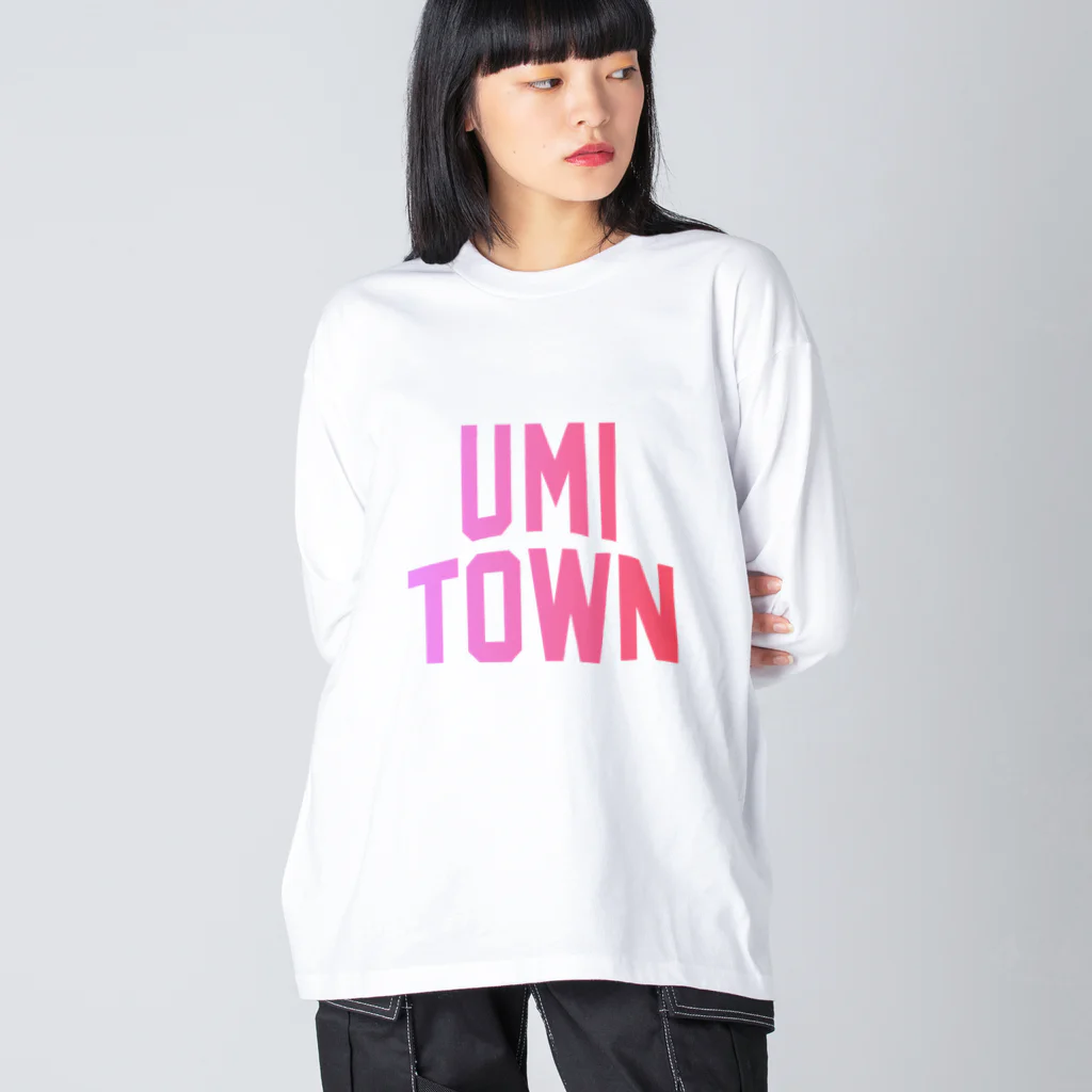 JIMOTOE Wear Local Japanの宇美町 UMI TOWN Big Long Sleeve T-Shirt