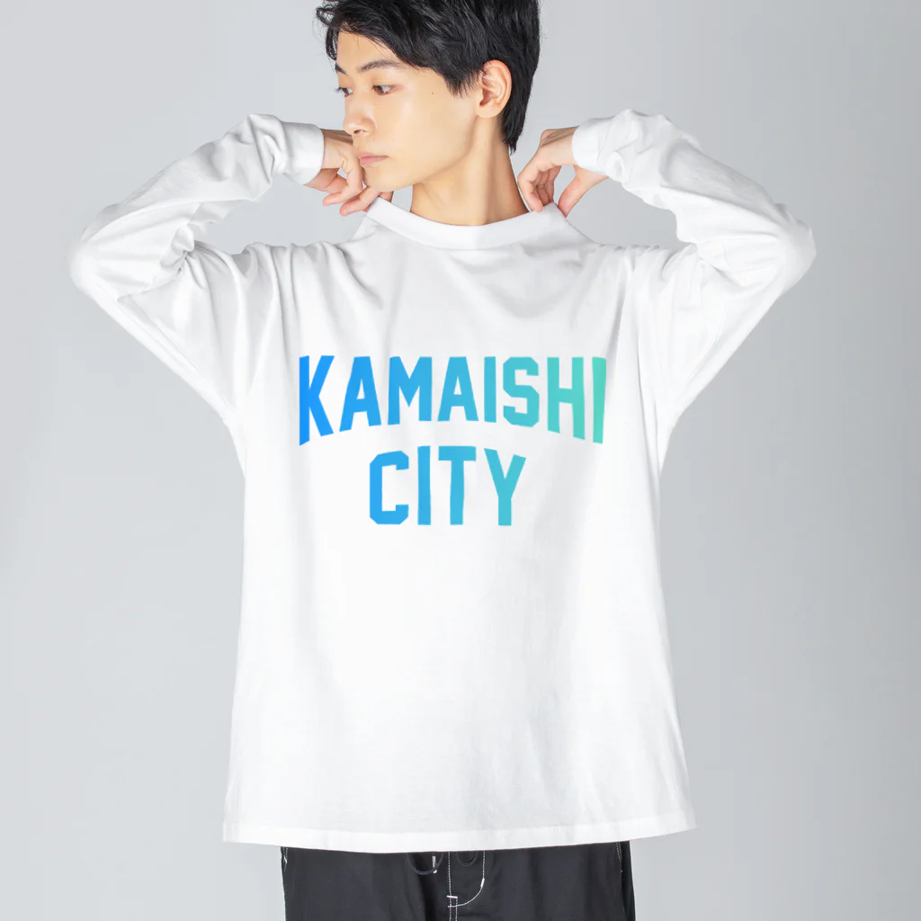 JIMOTOE Wear Local Japanの釜石市 KAMAISHI CITY Big Long Sleeve T-Shirt