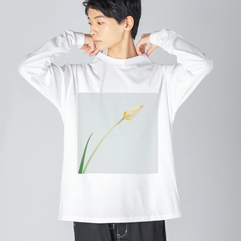 min P/Mのflower_001 Big Long Sleeve T-Shirt