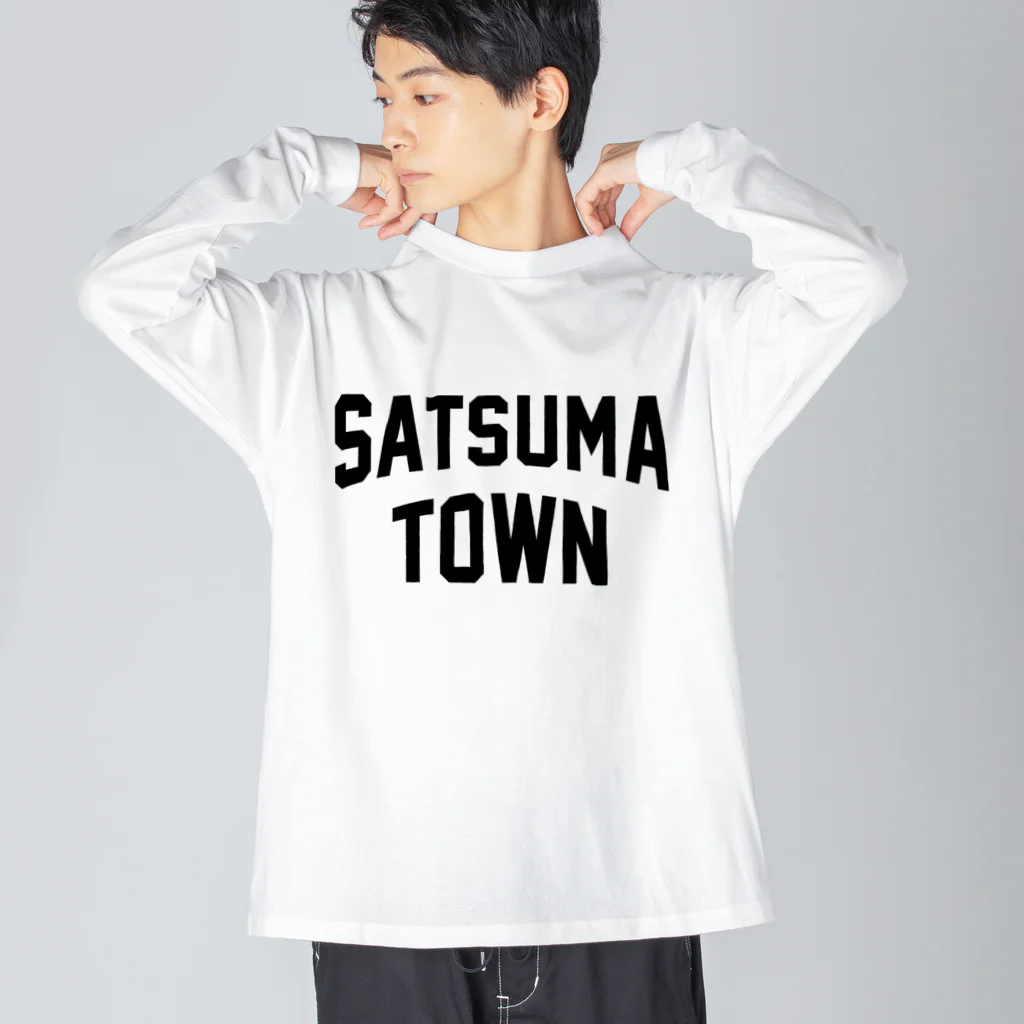 JIMOTOE Wear Local Japanのさつま町 SATSUMA TOWN Big Long Sleeve T-Shirt