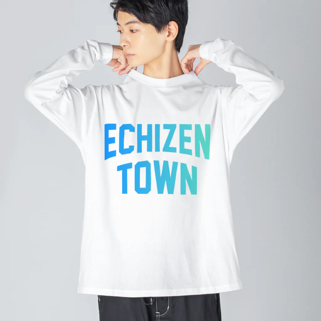 JIMOTOE Wear Local Japanの越前町 ECHIZEN TOWN Big Long Sleeve T-Shirt