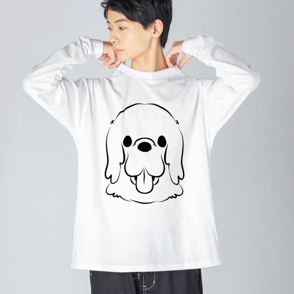 ゆんゆんこのゴールデンレトリバーロゴマーク Big Long Sleeve T-Shirt