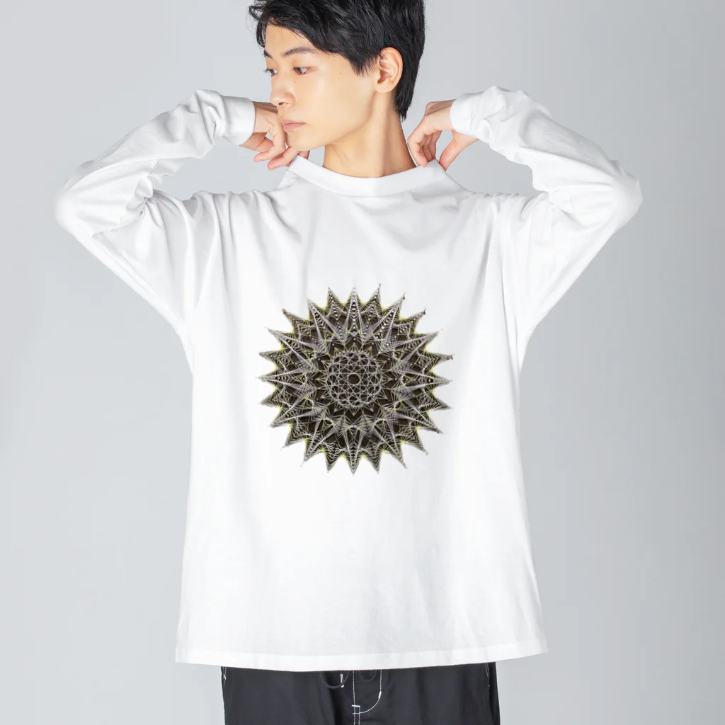 イトノモリの新月 Big Long Sleeve T-Shirt