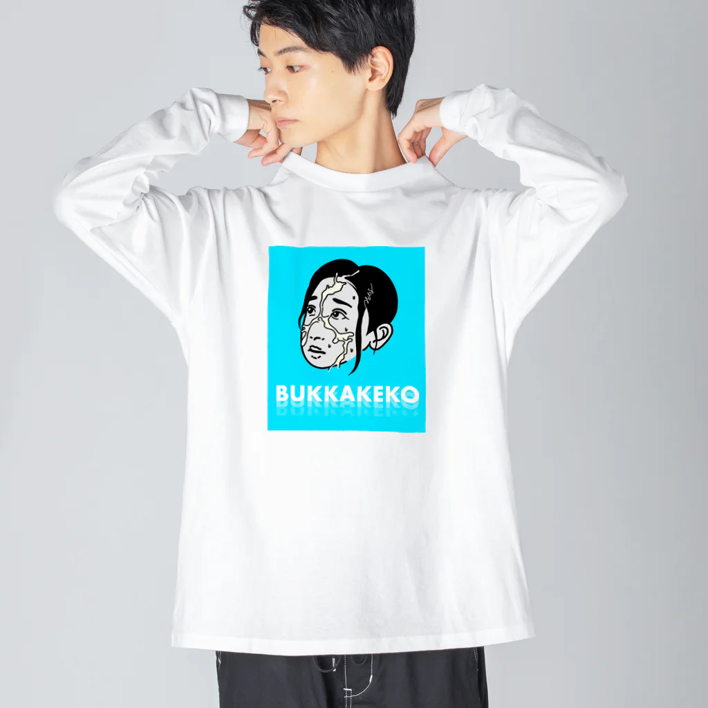 mitokananoheyaのBUKKAKEKOビッグシルエットロンT Big Long Sleeve T-Shirt
