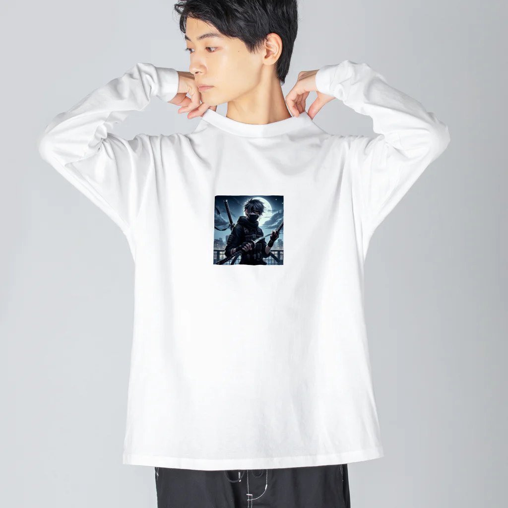 ketapapaのTOKYO NINJA Big Long Sleeve T-Shirt