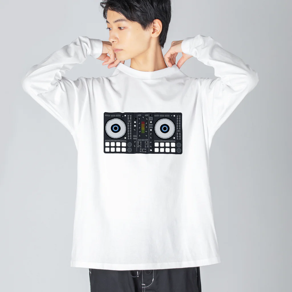 kimchinのシンプルなDJコントローラーのイラストです! Big Long Sleeve T-Shirt