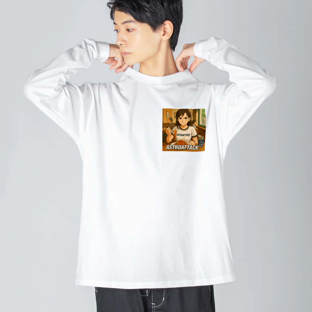 astroattackのASTROATTACK　ナポリやタンソース飛び Big Long Sleeve T-Shirt