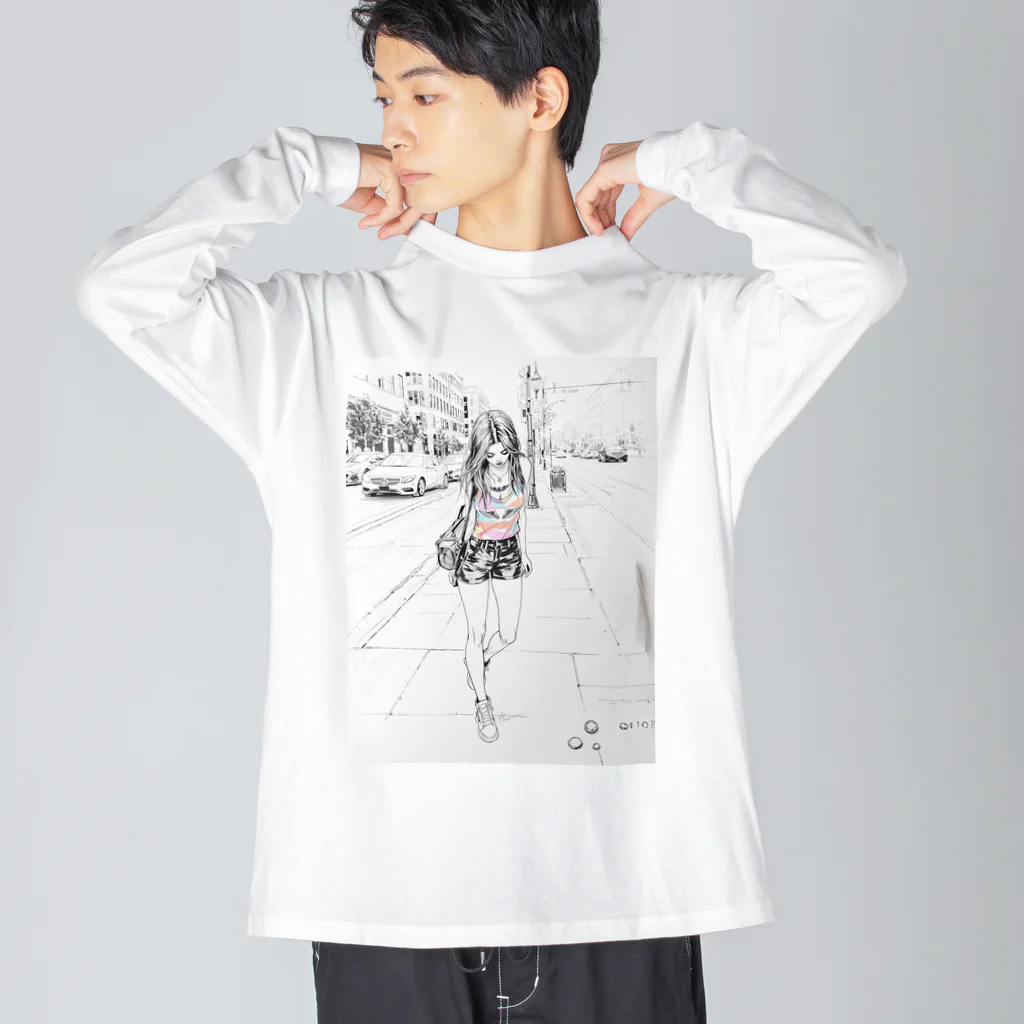 OtoAの隠れた宝石を探す人 Big Long Sleeve T-Shirt