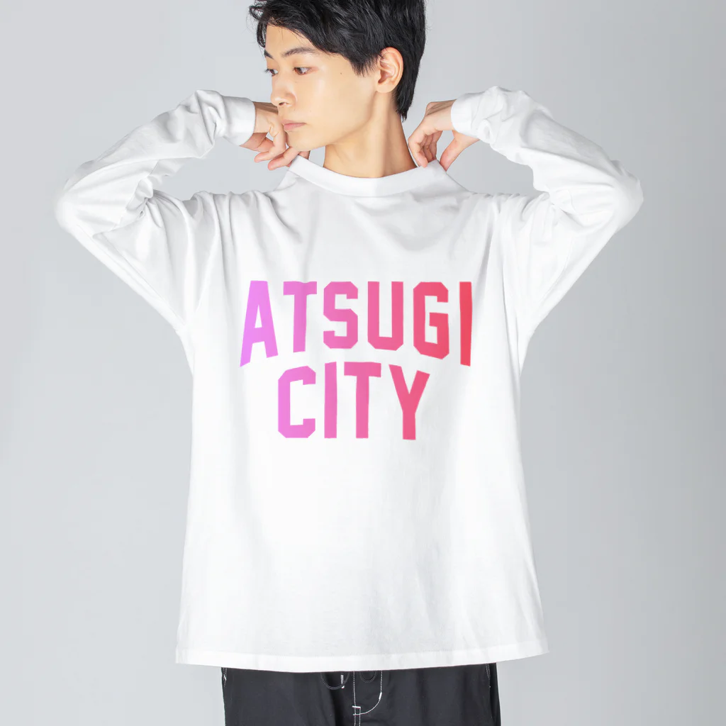 JIMOTOE Wear Local Japanの厚木市 ATSUGI CITY Big Long Sleeve T-Shirt