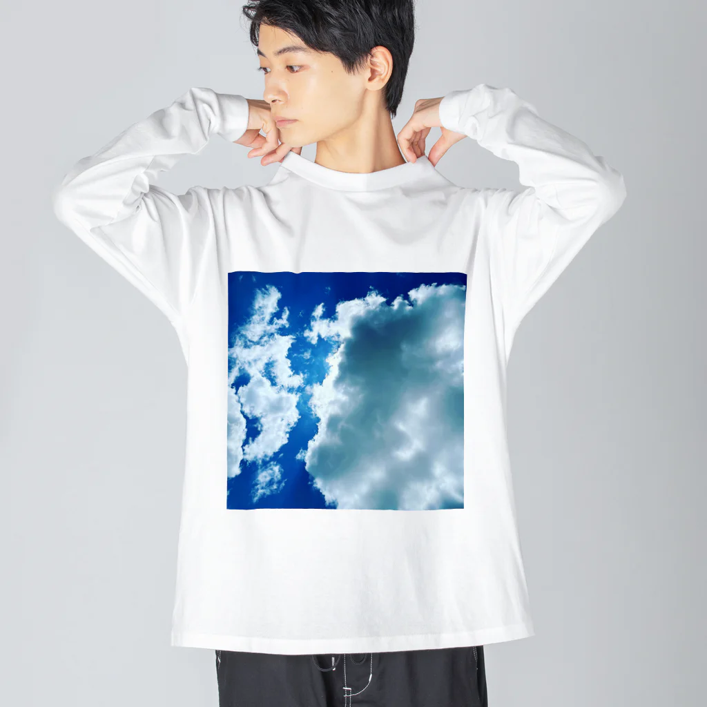 SPECTRUM RECORDSのmy-local area blue sky Big Long Sleeve T-Shirt