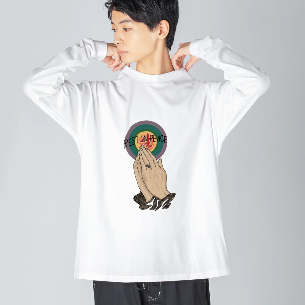 Miller shopのhiphop tattoo goods Big Long Sleeve T-Shirt