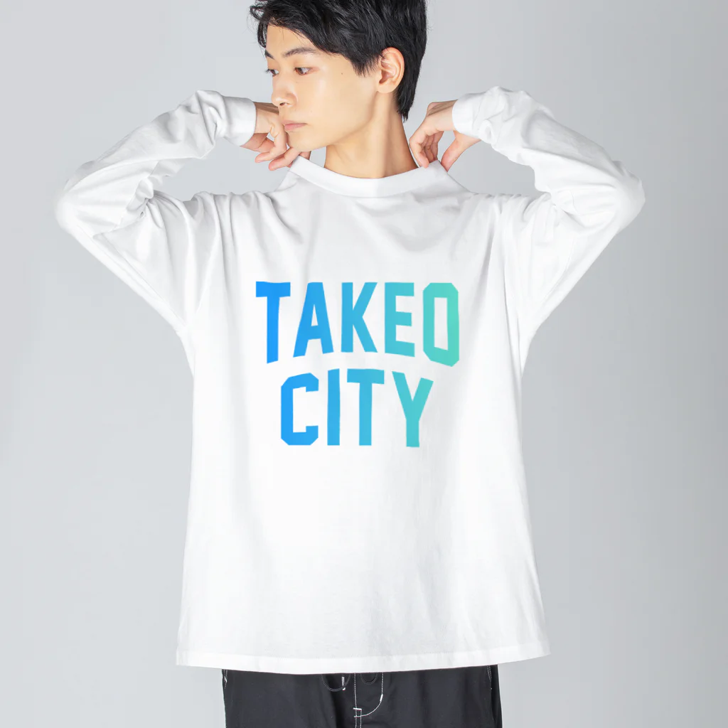JIMOTOE Wear Local Japanの武雄市 TAKEO CITY Big Long Sleeve T-Shirt