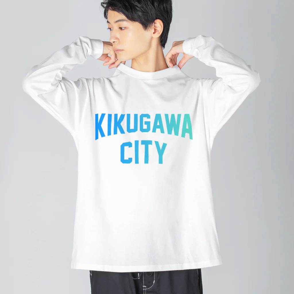 JIMOTOE Wear Local Japanの菊川市 KIKUGAWA CITY Big Long Sleeve T-Shirt