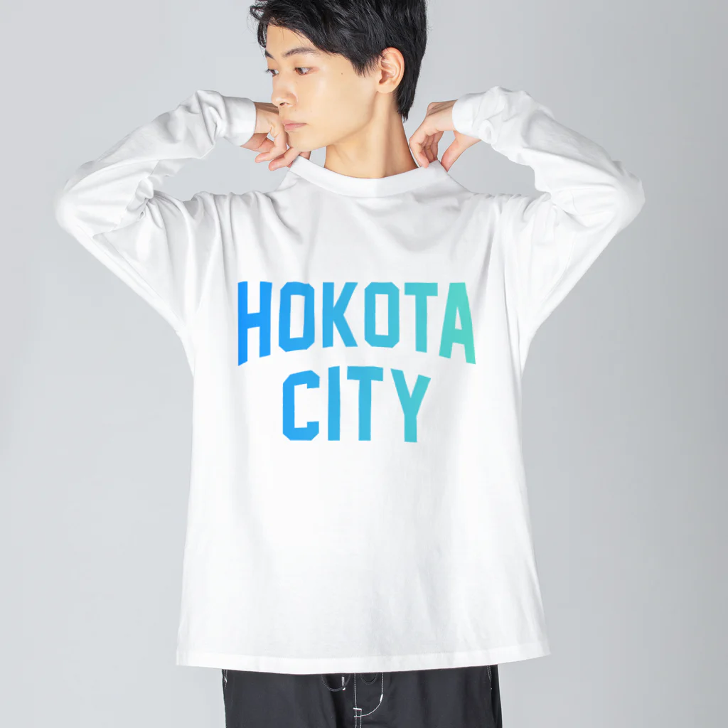 JIMOTOE Wear Local Japanの鉾田市 HOKOTA CITY Big Long Sleeve T-Shirt