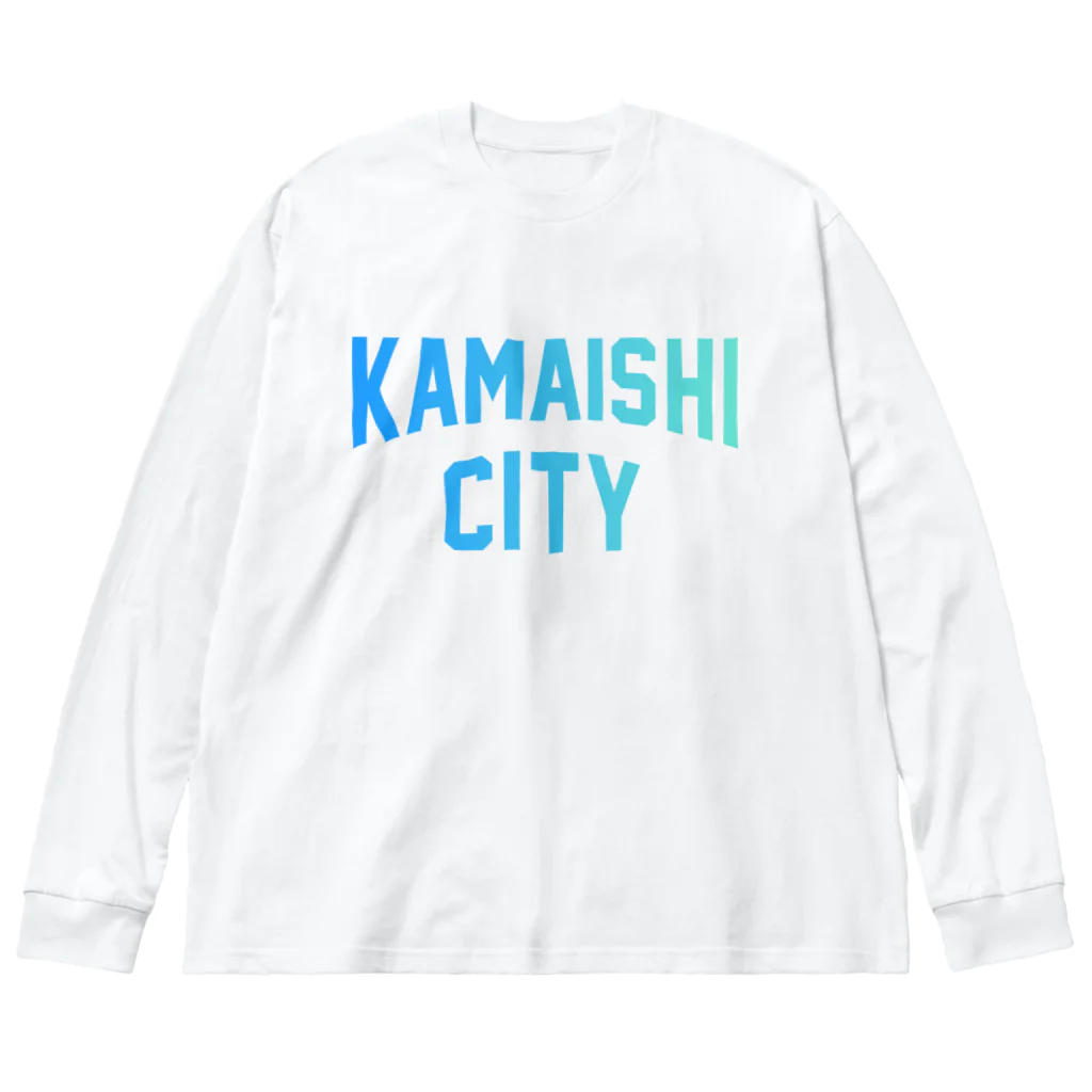 JIMOTOE Wear Local Japanの釜石市 KAMAISHI CITY Big Long Sleeve T-Shirt