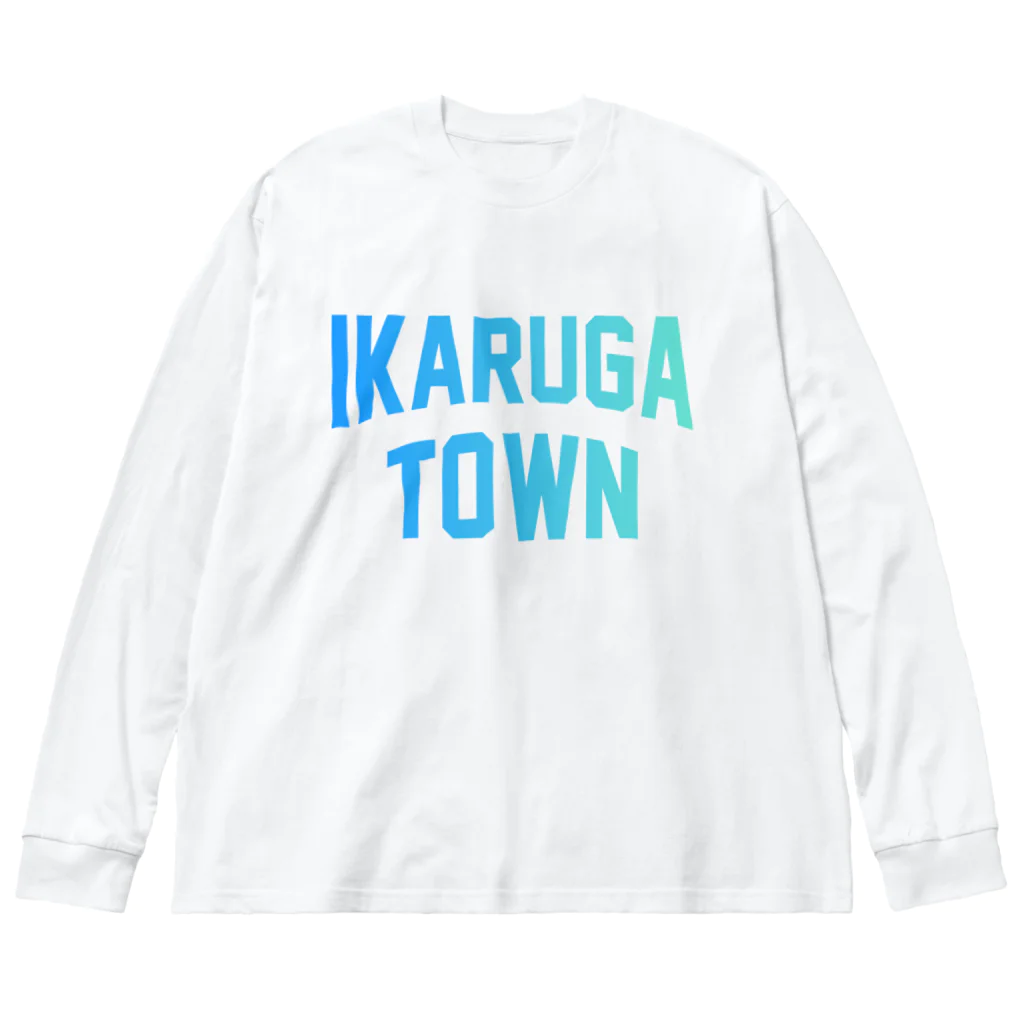 JIMOTOE Wear Local Japanの斑鳩町IKARUGA TOWN Big Long Sleeve T-Shirt