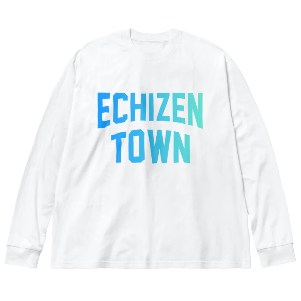 JIMOTOE Wear Local Japanの越前町 ECHIZEN TOWN Big Long Sleeve T-Shirt