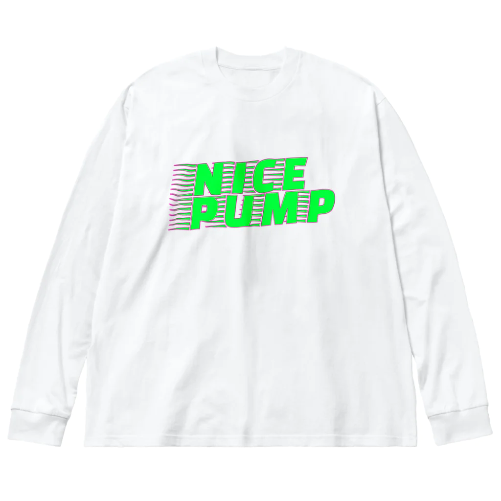 NICE PUMPのNICE PUMP LOGO  Big Long Sleeve T-Shirt