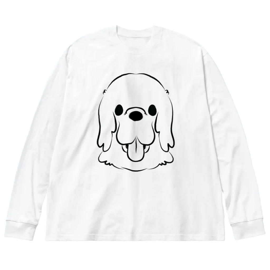 ゆんゆんこのゴールデンレトリバーロゴマーク Big Long Sleeve T-Shirt