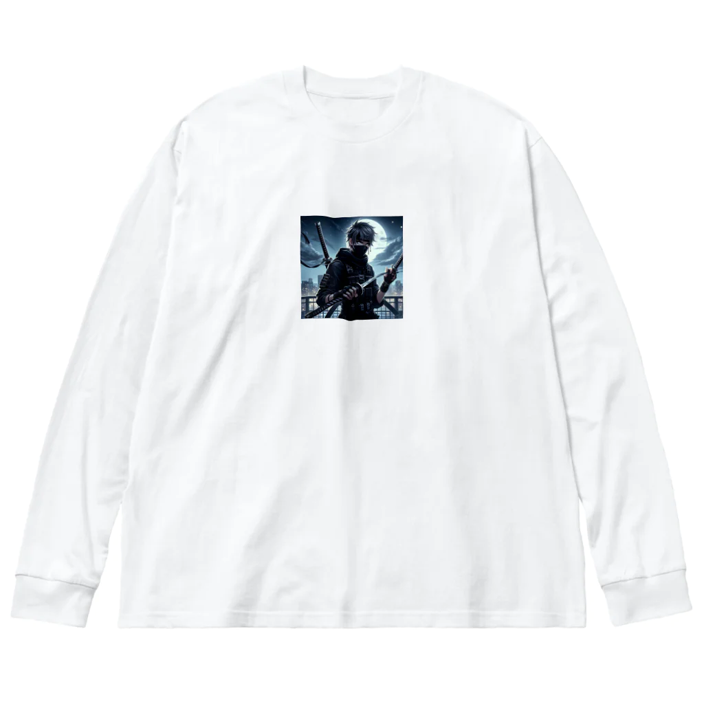 ketapapaのTOKYO NINJA Big Long Sleeve T-Shirt