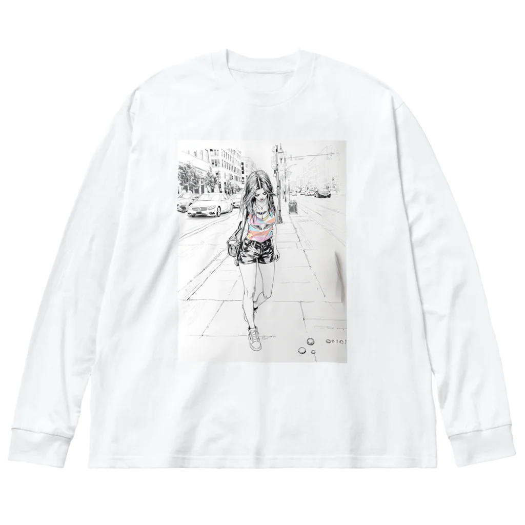 OtoAの隠れた宝石を探す人 Big Long Sleeve T-Shirt
