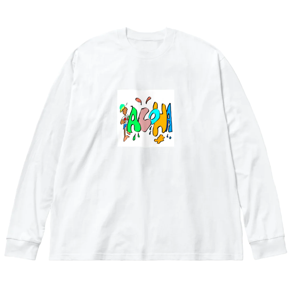 HALOHALOのアップル Big Long Sleeve T-Shirt