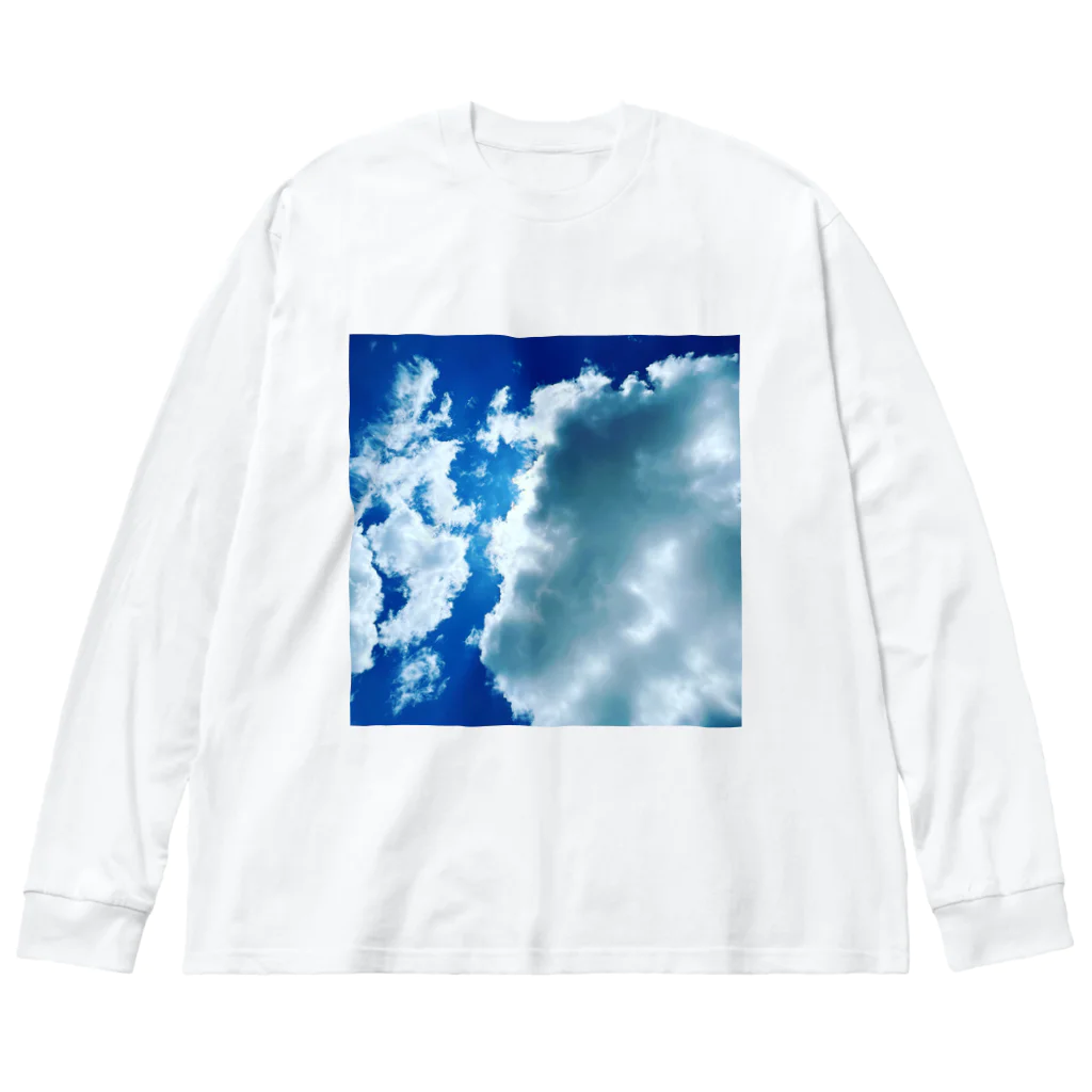 SPECTRUM RECORDSのmy-local area blue sky Big Long Sleeve T-Shirt