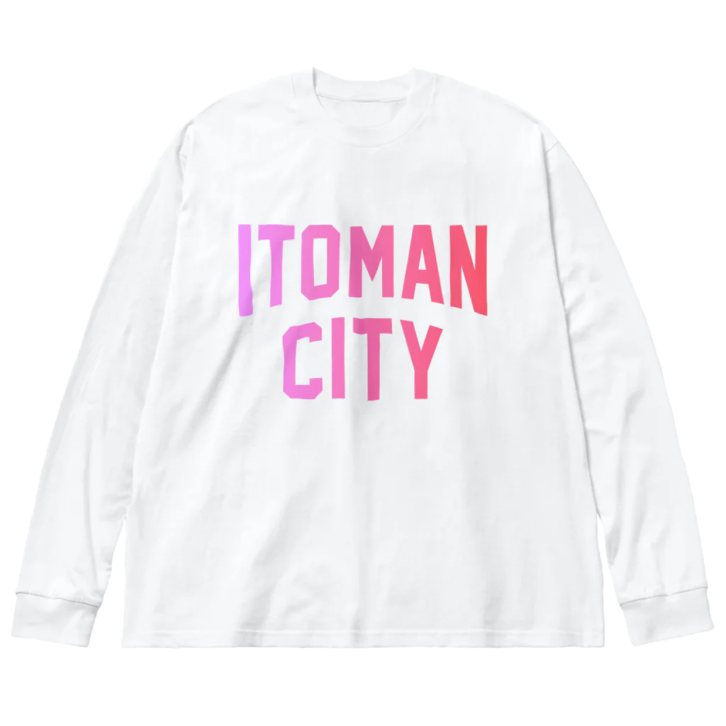 JIMOTOE Wear Local Japanの糸満市 ITOMAN CITY Big Long Sleeve T-Shirt