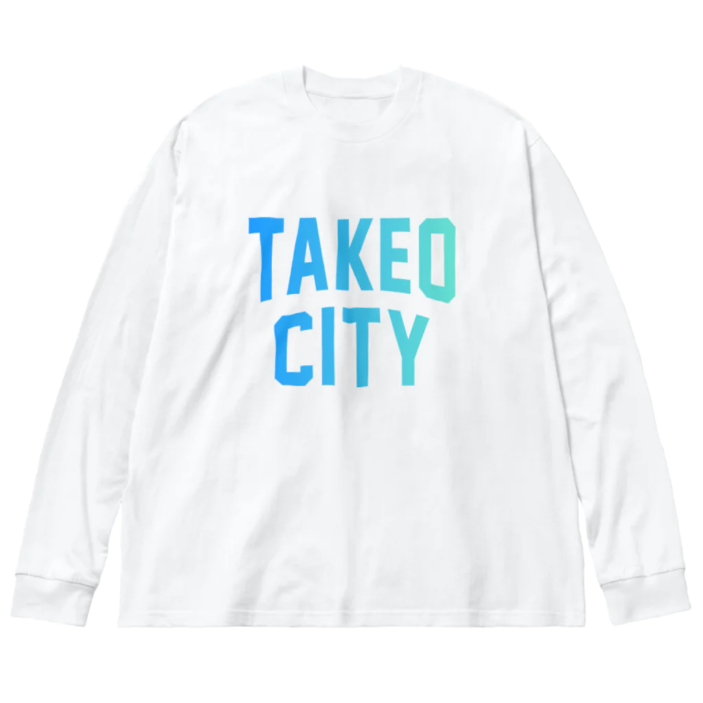 JIMOTOE Wear Local Japanの武雄市 TAKEO CITY Big Long Sleeve T-Shirt