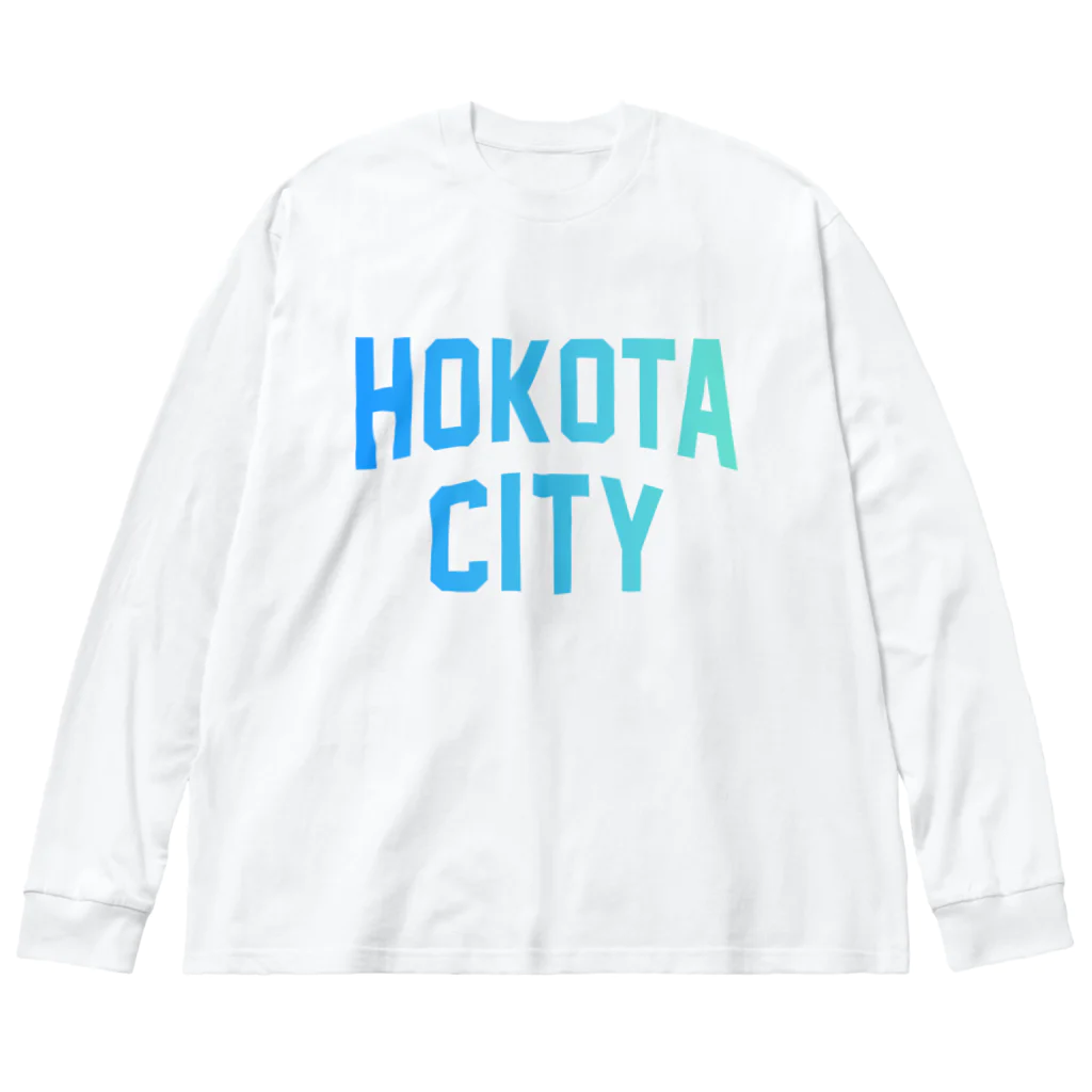 JIMOTOE Wear Local Japanの鉾田市 HOKOTA CITY Big Long Sleeve T-Shirt