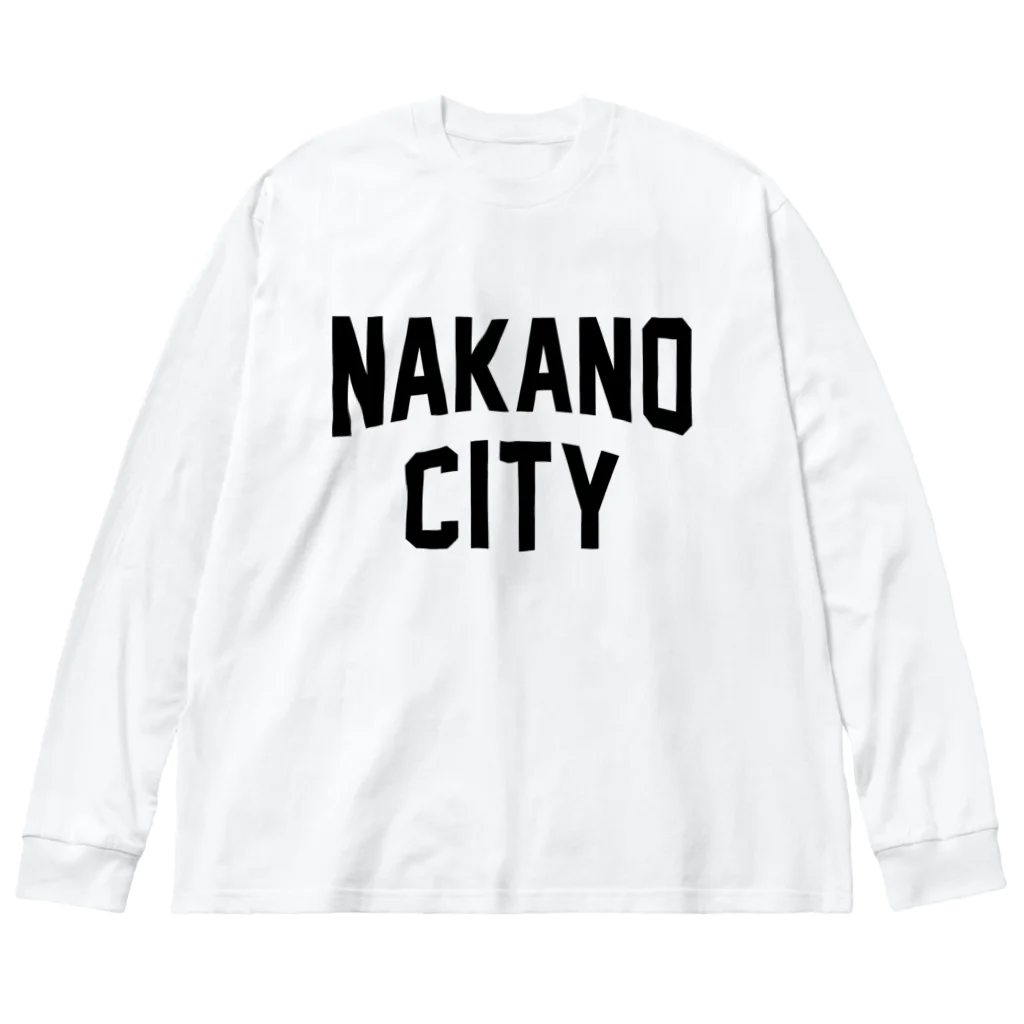 JIMOTOE Wear Local Japanの中野市 NAKANO CITY Big Long Sleeve T-Shirt