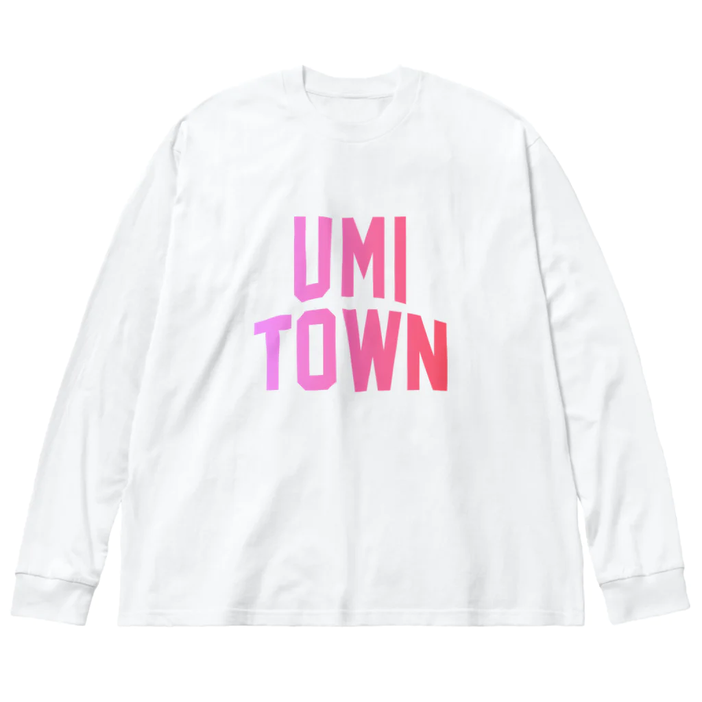 JIMOTOE Wear Local Japanの宇美町 UMI TOWN Big Long Sleeve T-Shirt