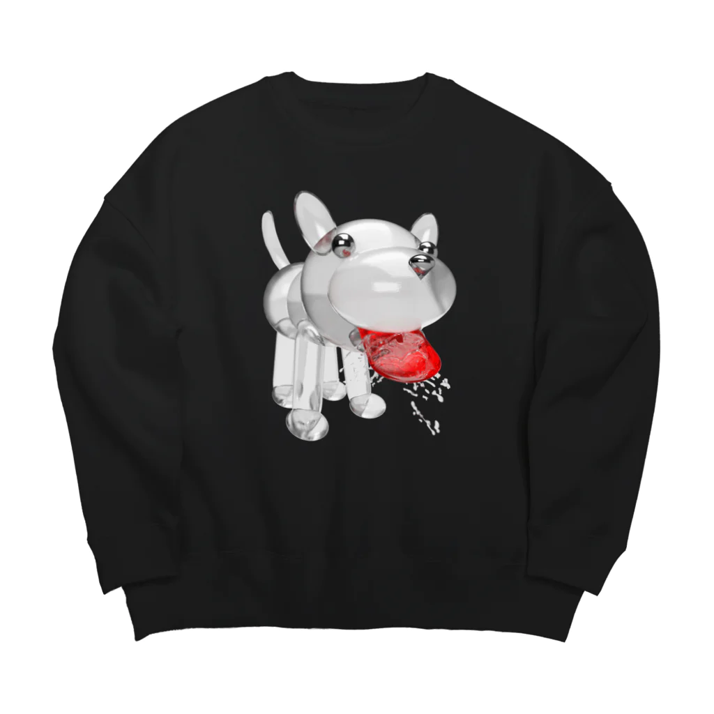 LONESOME TYPE ススのインビジブル犬🐕 Big Crew Neck Sweatshirt