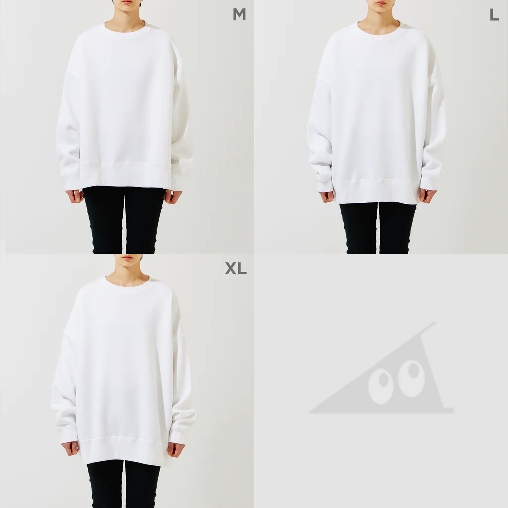 三好愛のおなかいたいとき Big Crew Neck Sweatshirt :model wear (woman)