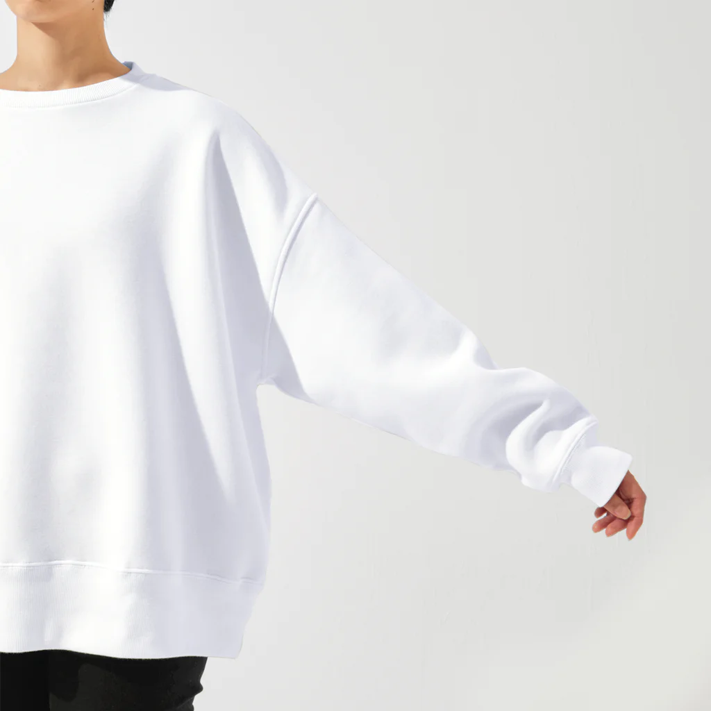 三好愛のおなかいたいとき Big Crew Neck Sweatshirt :shoulder drop