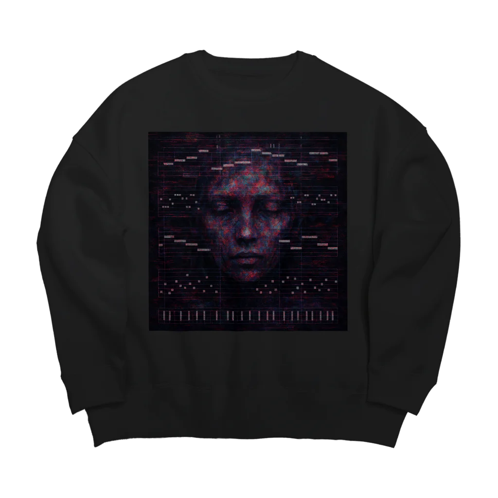 GEOPHONICのノイズに潜む記憶 Big Crew Neck Sweatshirt