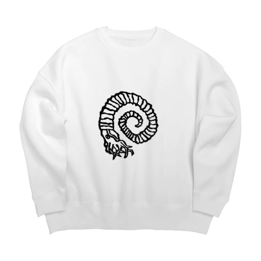はんこや　のののアネトセラス Big Crew Neck Sweatshirt