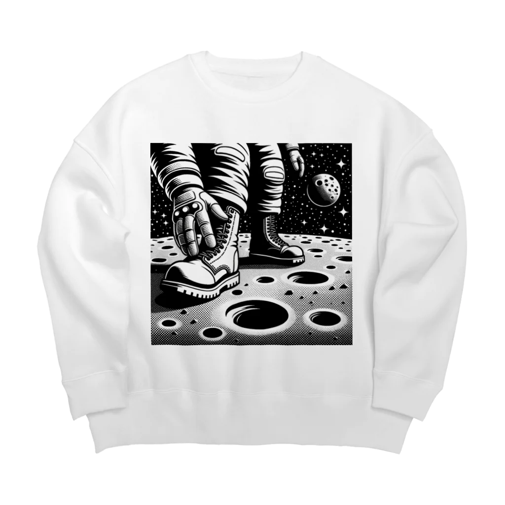 seiya_CosmicPioneerの宇宙、新たな先駆者へ Big Crew Neck Sweatshirt