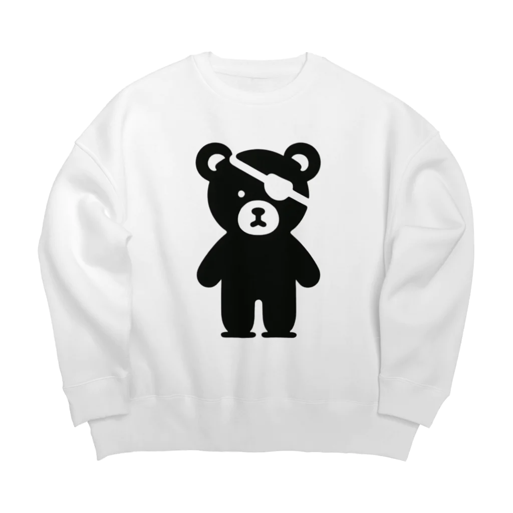 nitraid XL スウェットシャツ クマデザイン クマのプリントとテキスト刺繍入りスウェットシャツ - ライト