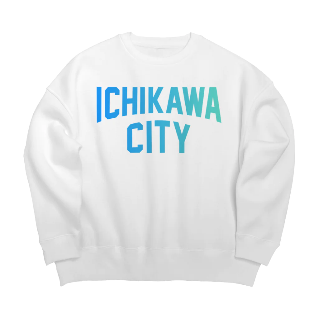JIMOTOE Wear Local Japanの市川市 ICHIKAWA CITY Big Crew Neck Sweatshirt