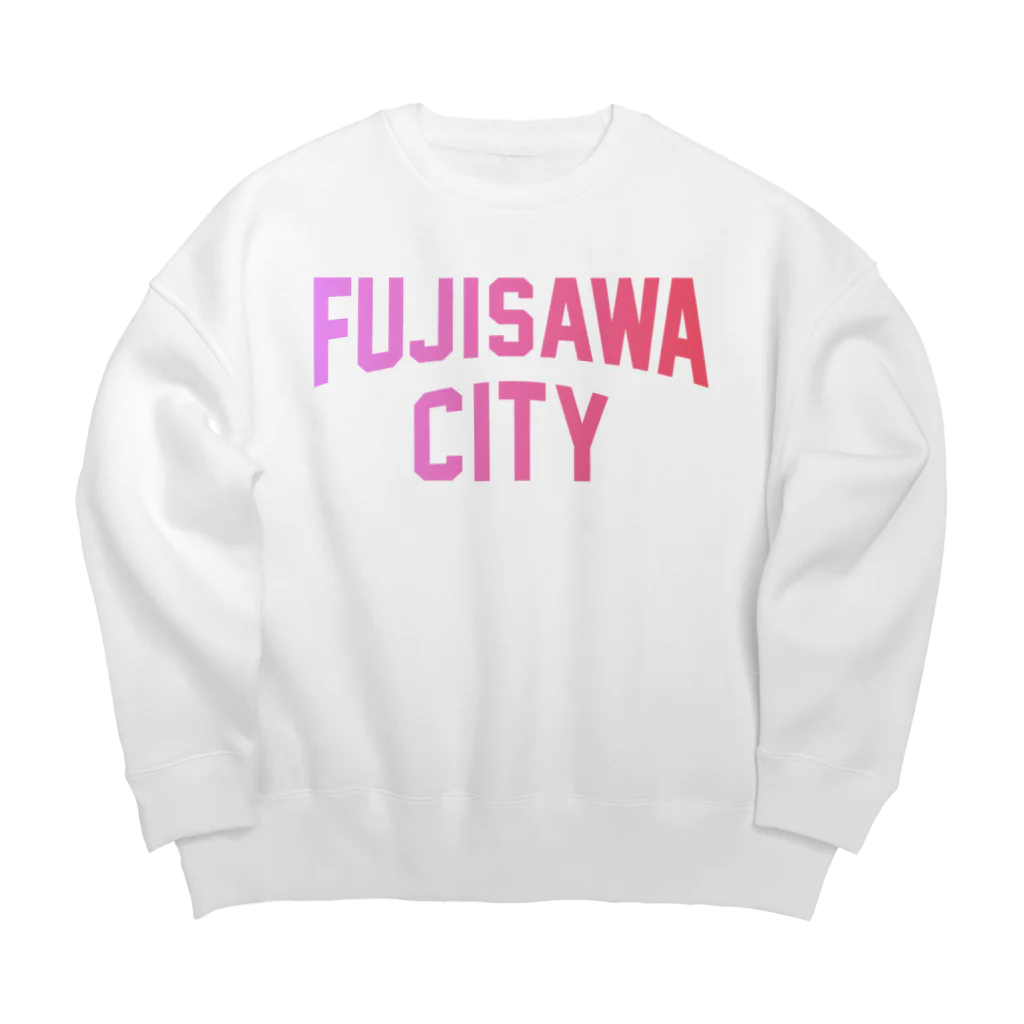 JIMOTOE Wear Local Japanの 藤沢市 FUJISAWA CITY Big Crew Neck Sweatshirt