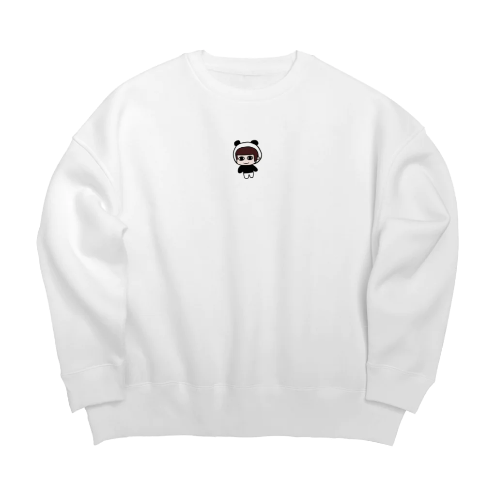 ルちゃんのぱんだこす Big Crew Neck Sweatshirt