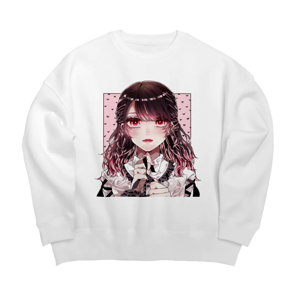 🌾の地雷って呼ばないで Big Crew Neck Sweatshirt