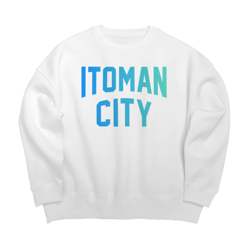 JIMOTOE Wear Local Japanの糸満市 ITOMAN CITY Big Crew Neck Sweatshirt