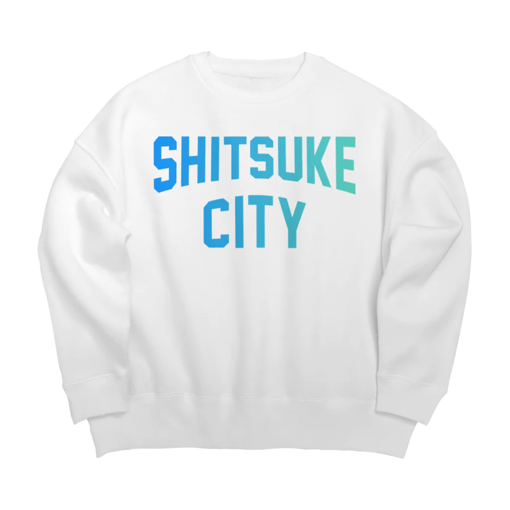 JIMOTOE Wear Local Japanの下野市 SHITSUKE CITY Big Crew Neck Sweatshirt
